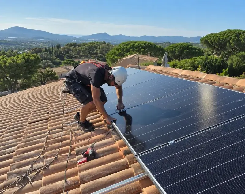 Installateur panneaux solaires Le Bousquet-d'Orb — pose photovoltaïque sur toiture